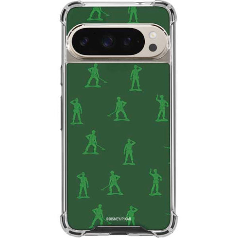 Disney Toy Story Sarge Army Print Pixel 9/9 Pro Clear Case